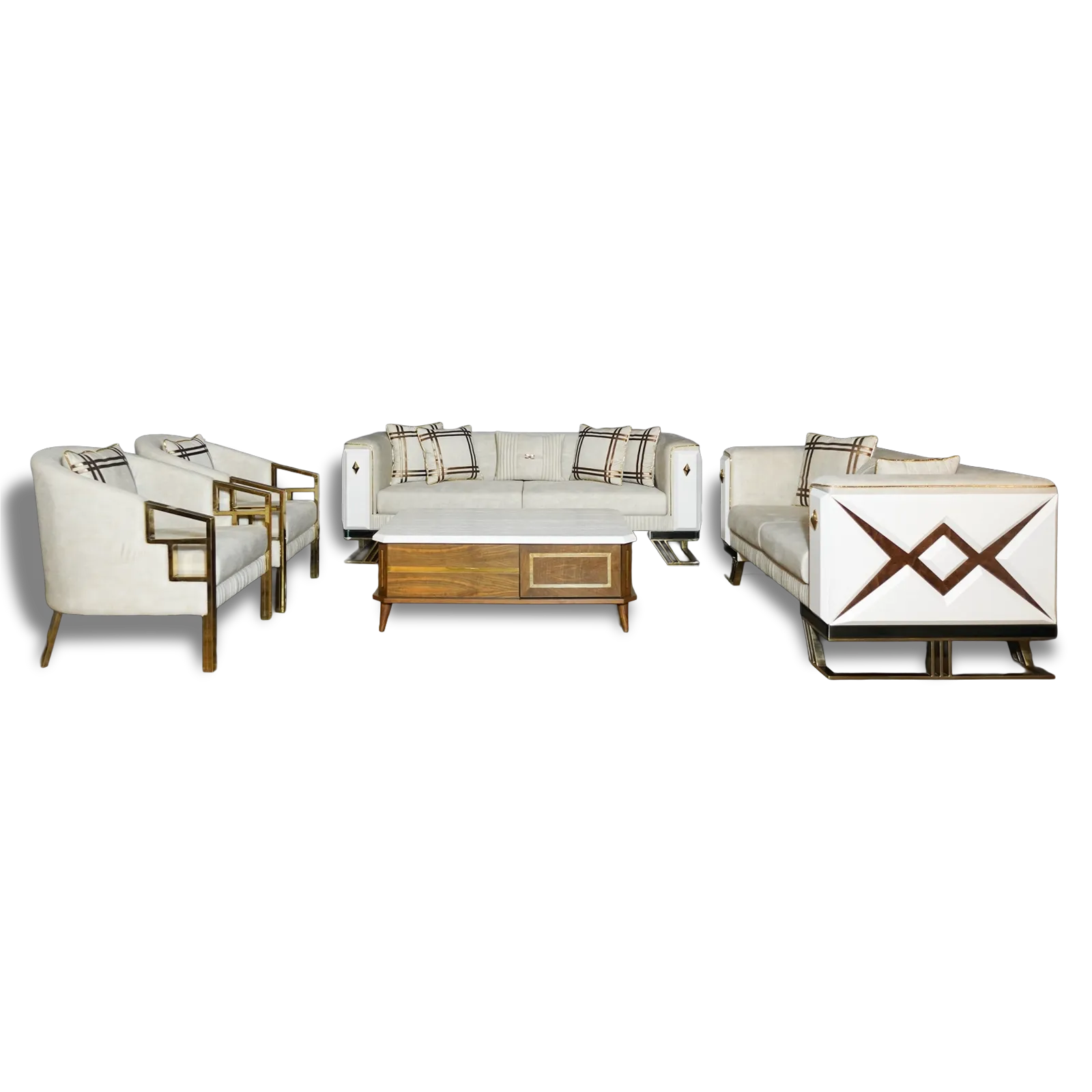 Imperial Gold Signature Sofa Set Imperial Gold Signature Sofa Set