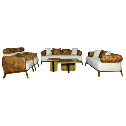 Plush Curve Sofa Set